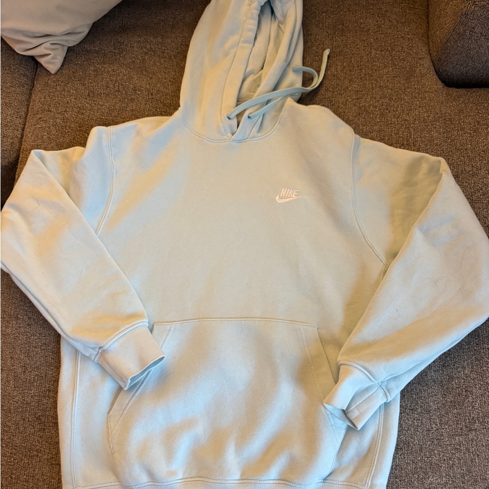 Nike Men's Soft light Blue Hoodie